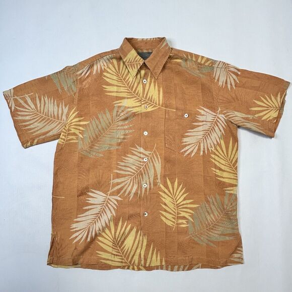 Vintage Tori Richard Honolulu Hawaiian Cotton Aloha Shirt Large Camp Mens USA - Picture 1 of 11